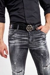 Pasek skórzany PHILIPP PLEIN