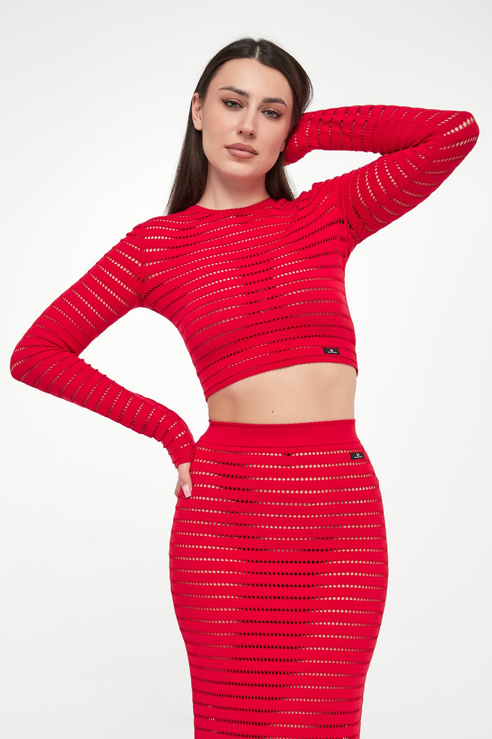 Top damski z dzianiny ELISABETTA FRANCHI