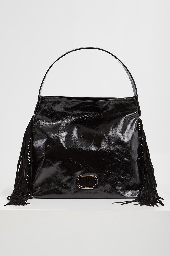 Torebka damska hobo maxi skórzana TWINSET