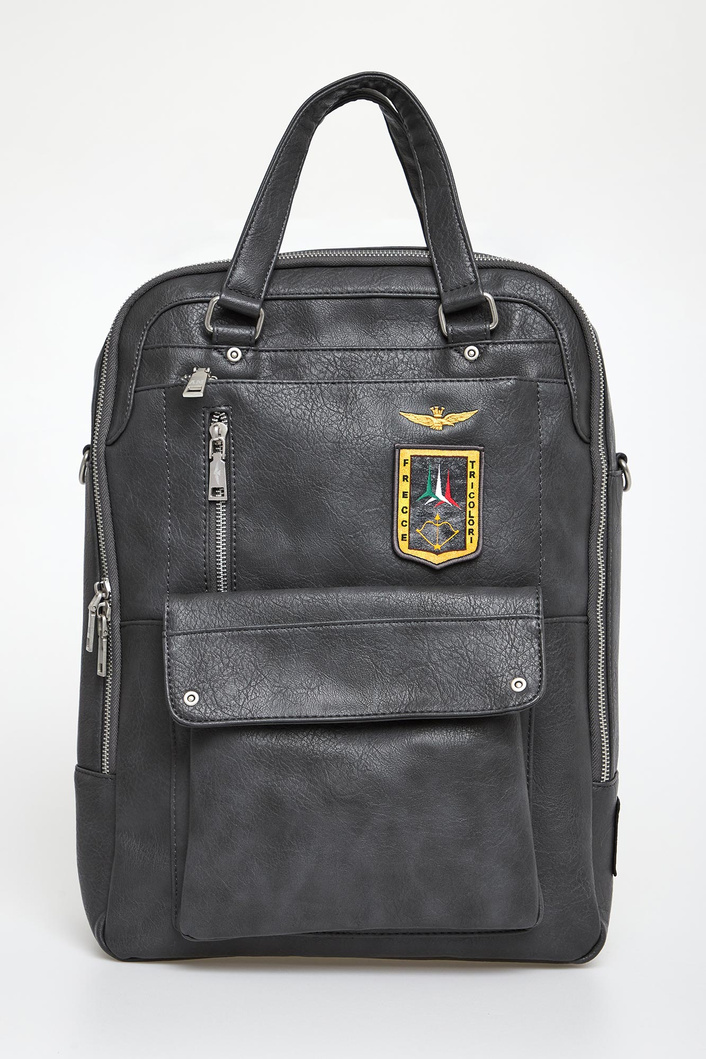Plecak męski skórzany AERONAUTICA MILITARE