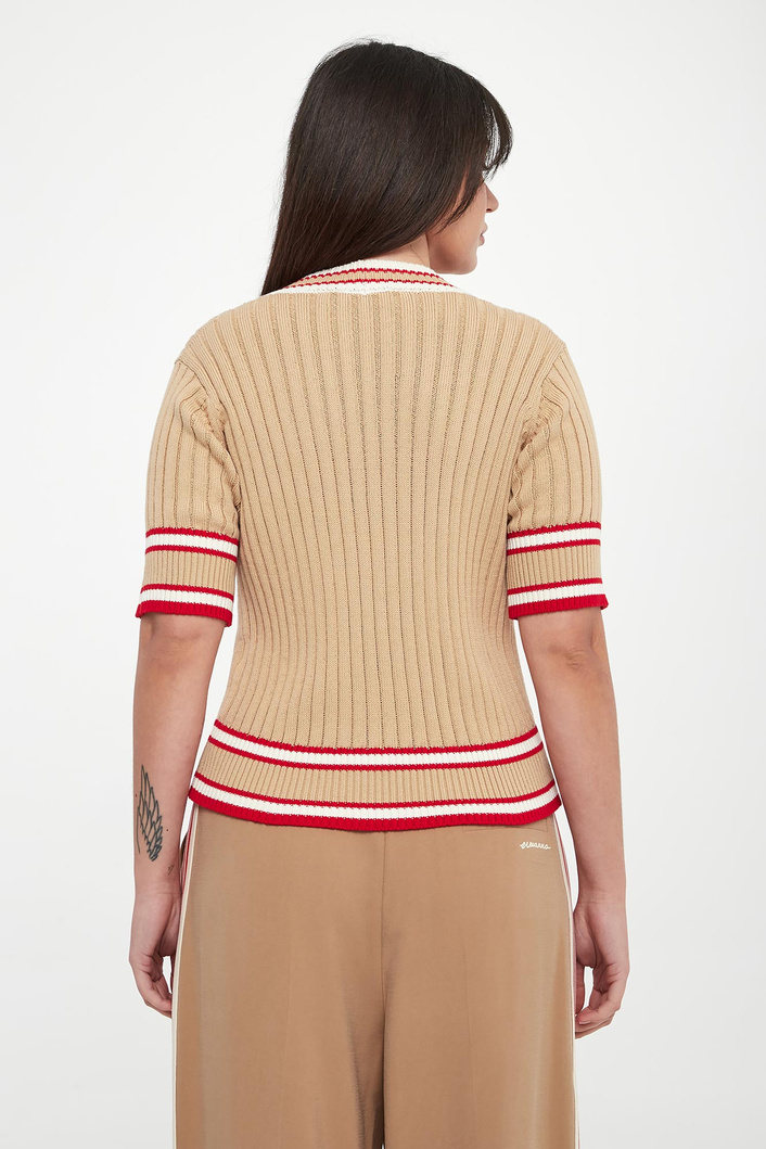 Kardigan damski z krótkim rękawem ERMANNO FIRENZE