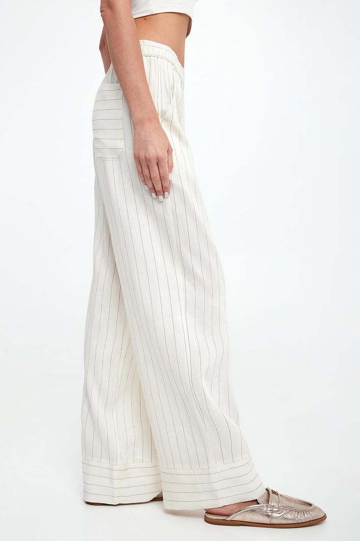 Spodnie damskie lniane Coccio MARELLA SPORT