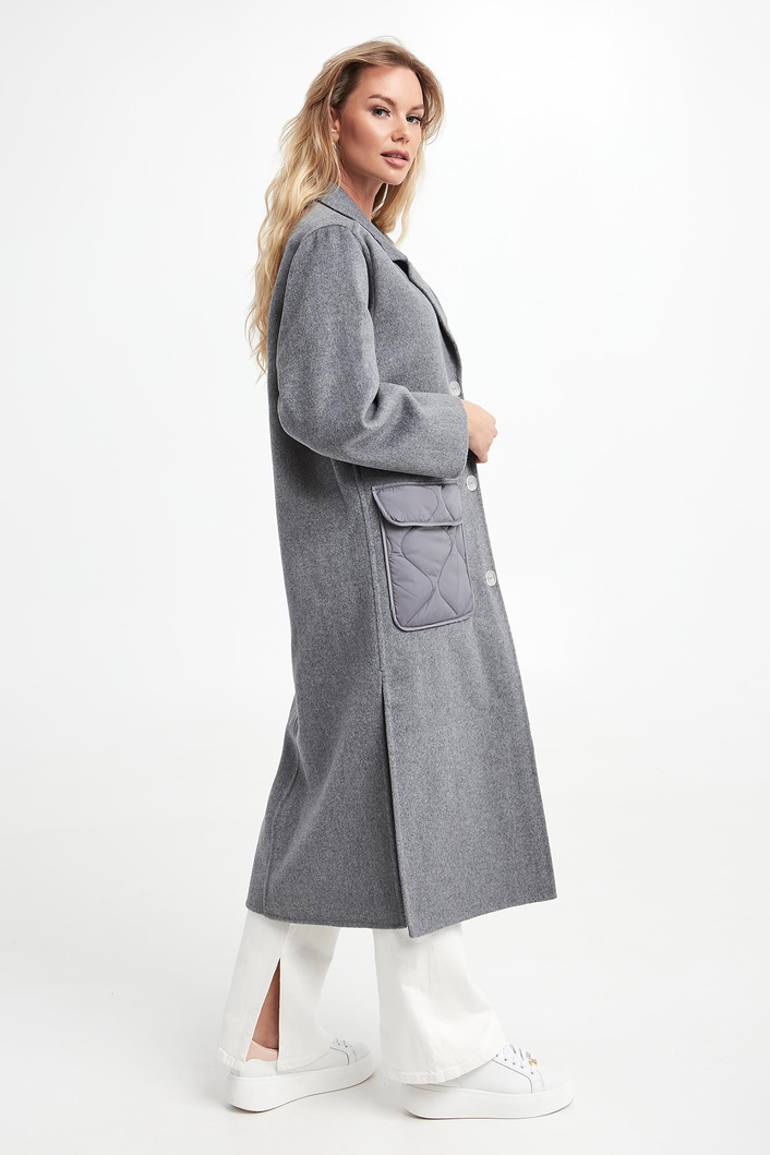 Płaszcz damski wełniany ICE PLAY