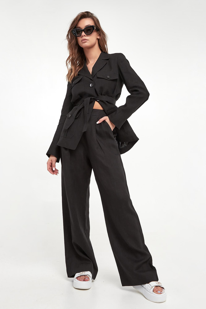 Spodnie damskie lniane Nizere MARELLA