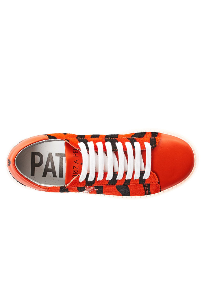 Sneakersy skórzane PATRIZIA PEPE