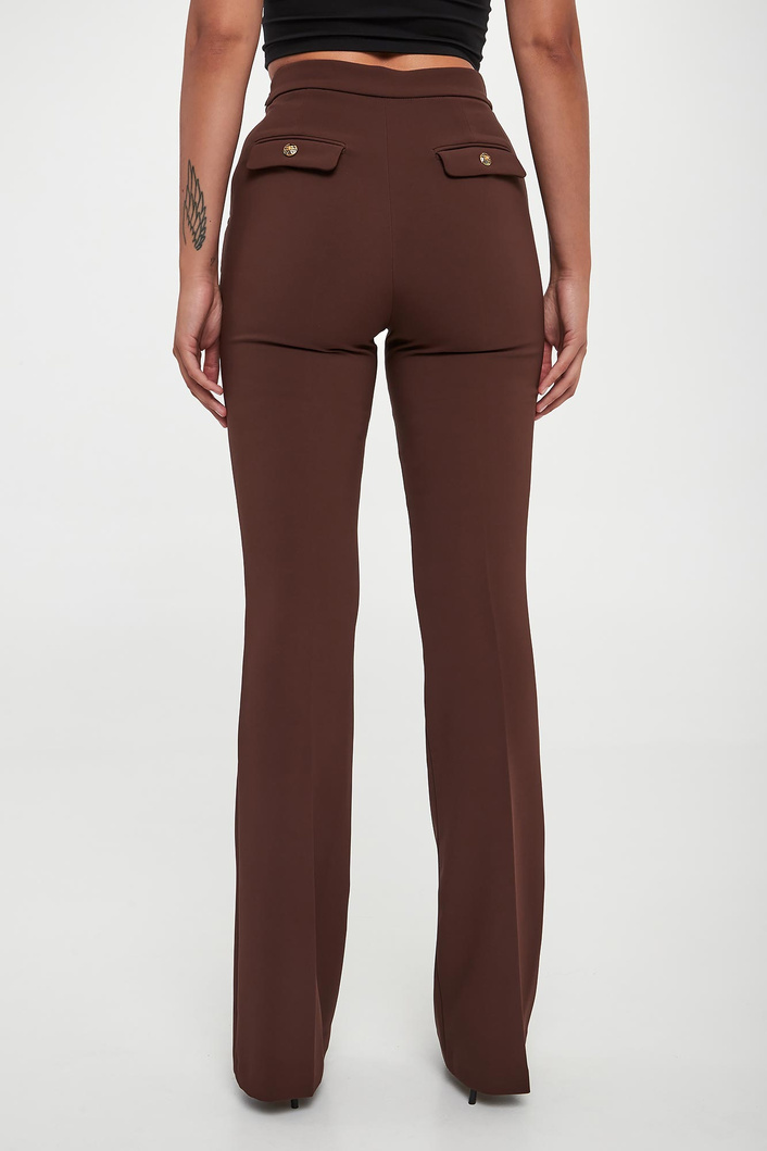 Spodnie damskie z krepy ELISABETTA FRANCHI