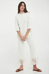 Spodnie damskie z koronką TWINSET U&B