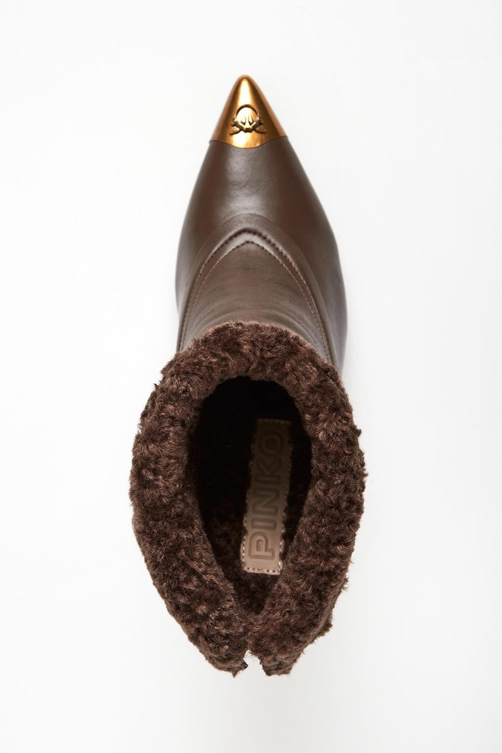 Botki damskie skórzane Lucy 25 PINKO