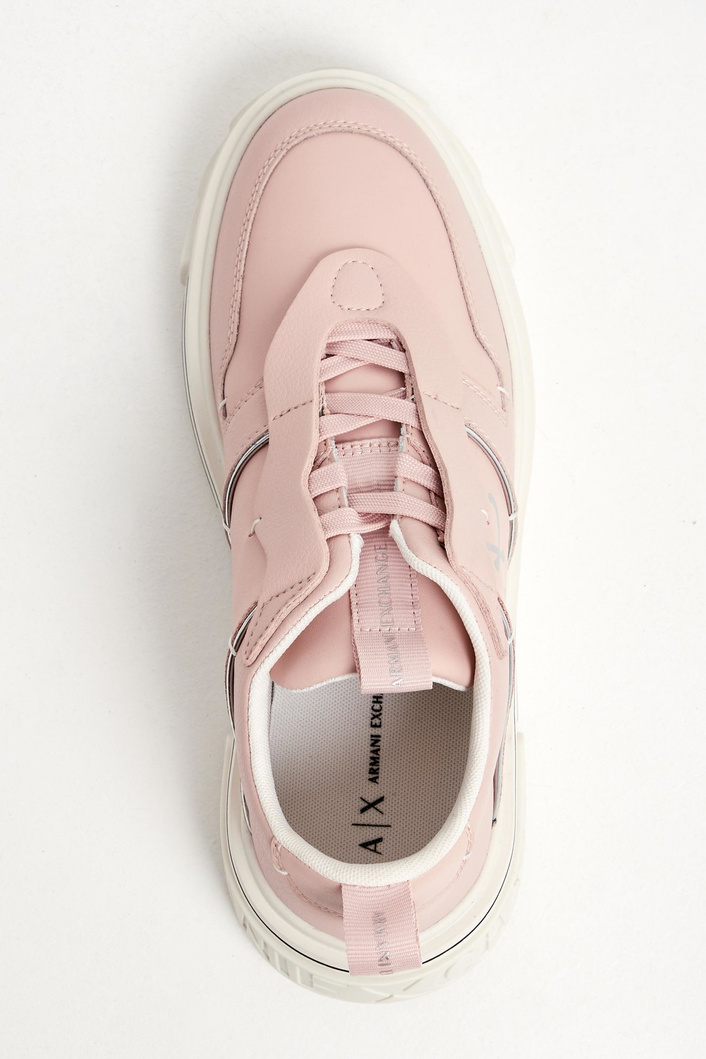 Sneakersy damskie skórzane ARMANI EXCHANGE