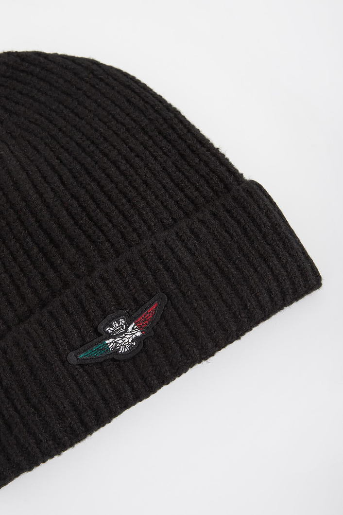Czapka męska z logo AERONAUTICA MILITARE