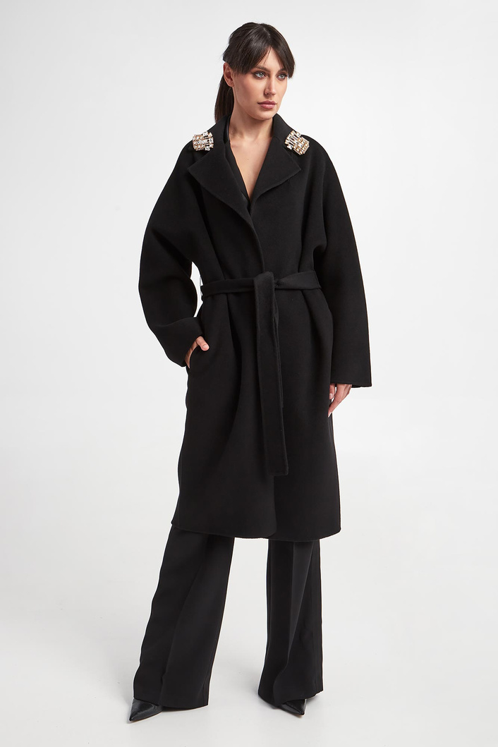 Płaszcz damski wełniany ELISABETTA FRANCHI