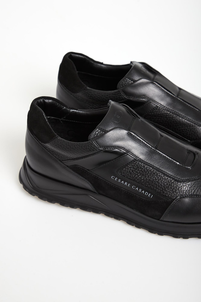 Sneakersy męskie skórzane CESARE CASADEI