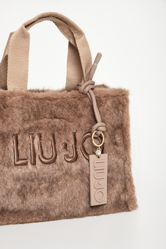 Torebka damska futrzany shopper LIU JO