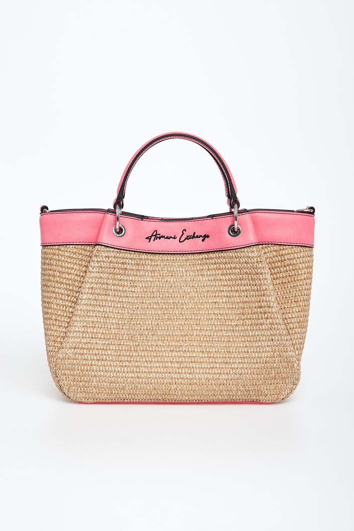 Torebka pleciona shopper ARMANI EXCHANGE