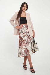 Spódnica lniana ze wzorem MLSOSPITE MARELLA SPORT