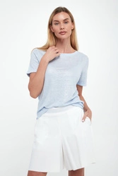 T-shirt damski lniany SPORTALM