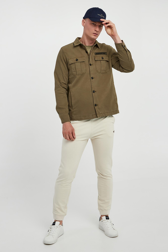 Kurtka męska z logo AERONAUTICA MILITARE