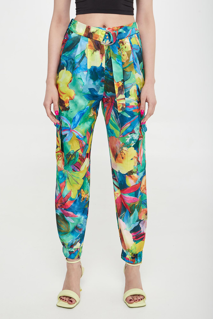 Spodnie damskie satynowe LIU JO