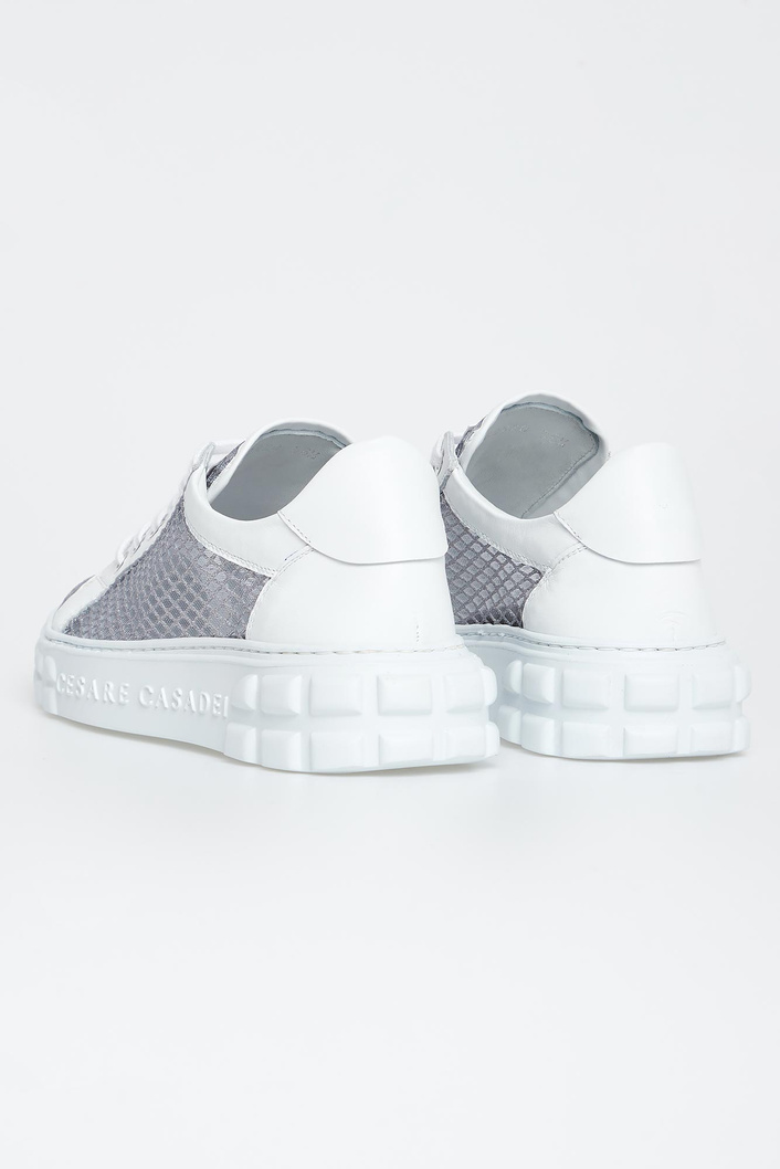 Sneakersy damskie skórzane CESARE CASADEI