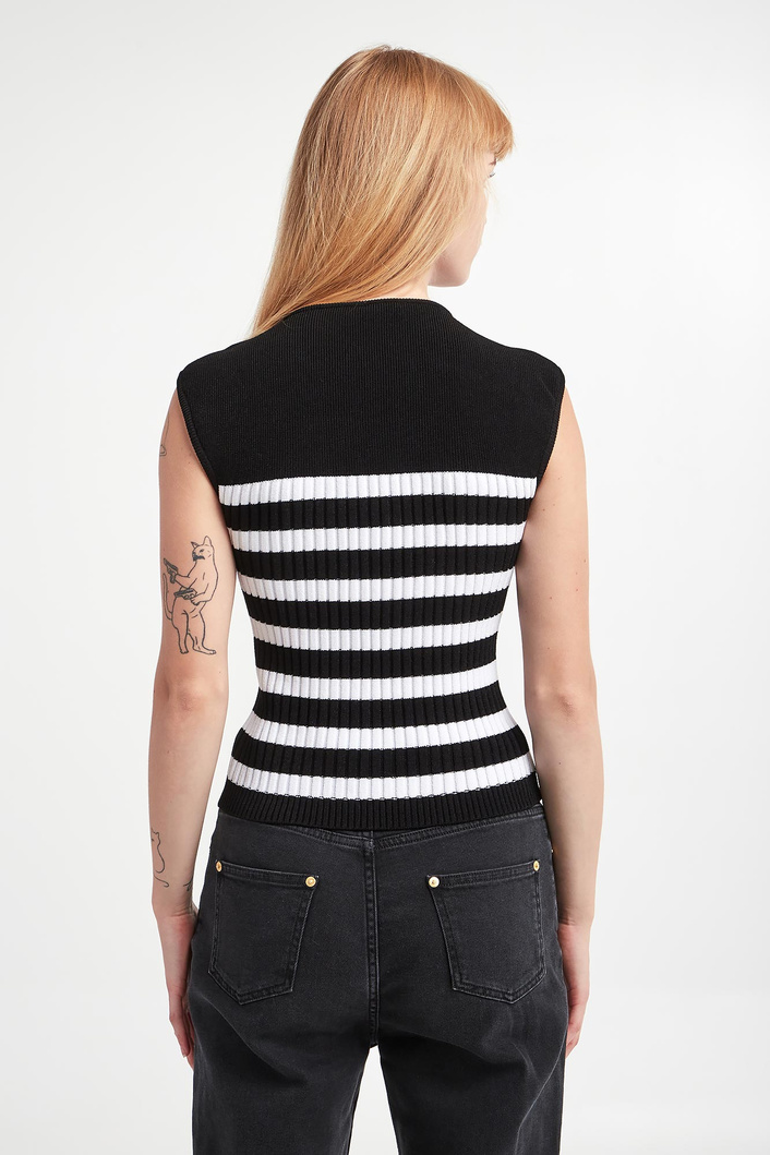 Top damski dzianinowy BALMAIN