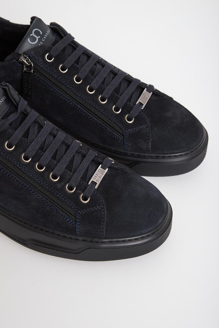 Sneakersy męskie zamszowe CESARE CASADEI