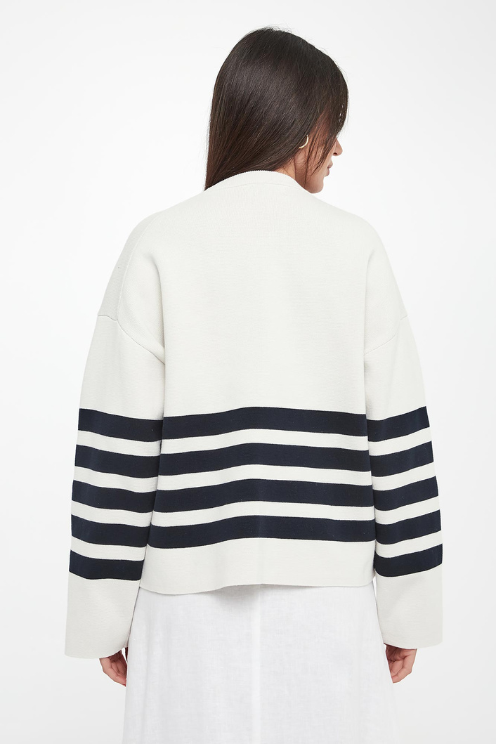 Sweter damski w paski Koa ECOALF