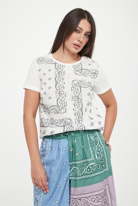 T-shirt damski lniany Genio WEEKEND MAX MARA
