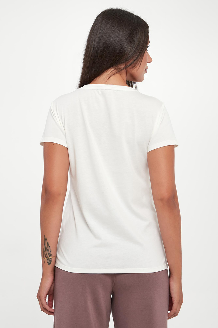 T-shirt damski z logo LIU JO