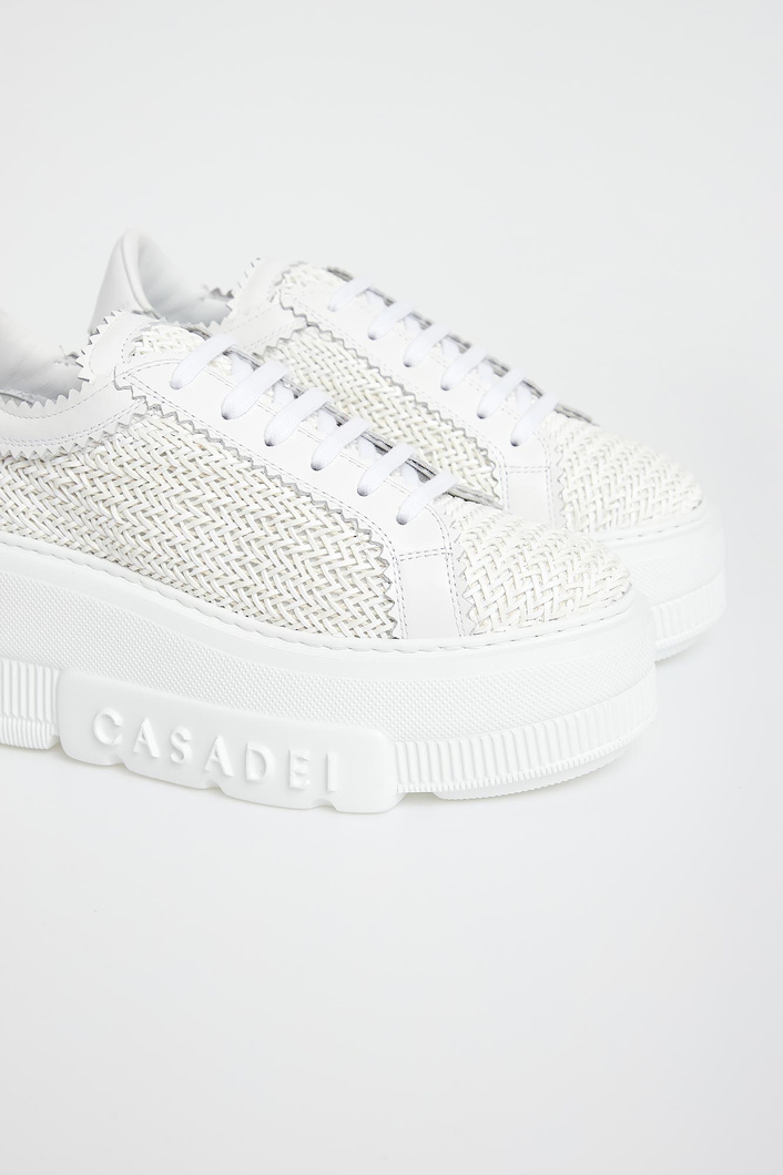 Sneakersy damskie skórzane CASADEI