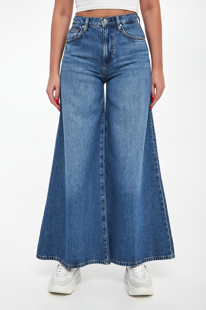 Jeansy damskie z wysokim stanem LIU JO