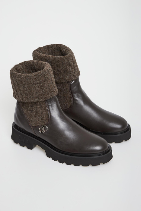 Botki damskie skórzane CESARE CASADEI