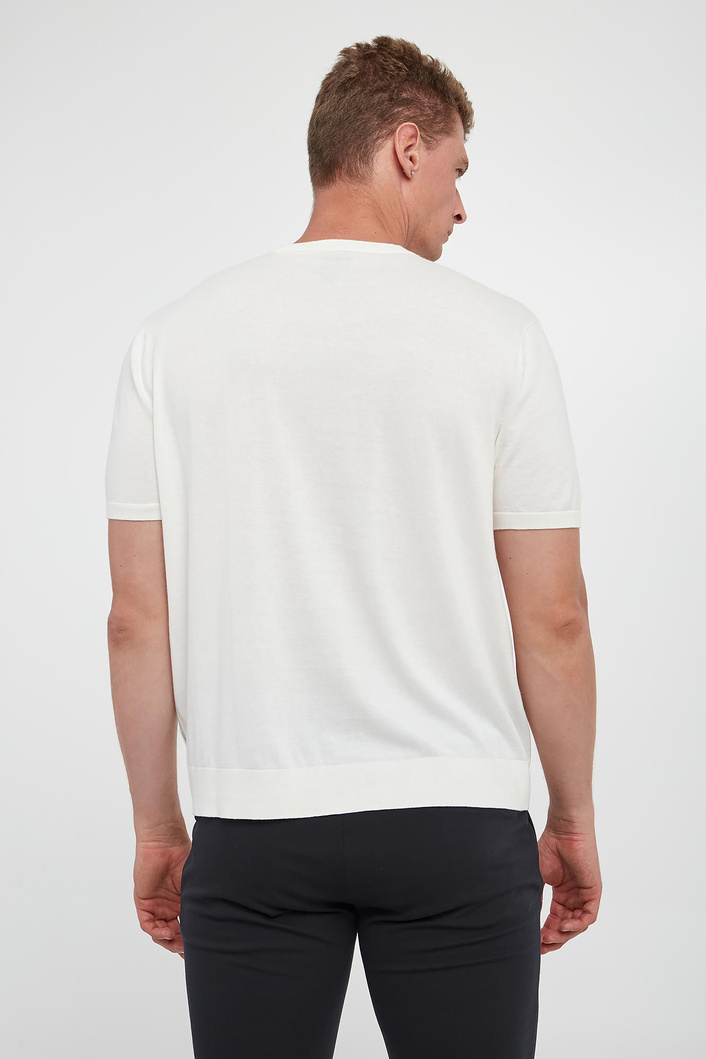 T-shirt męski dzianinowy ARMANI EXCHANGE