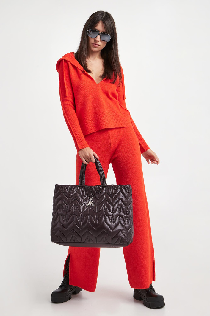 Sweter damski z kapturem PATRIZIA PEPE