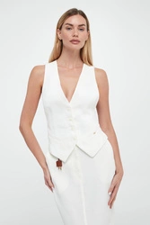 Kamizelka damska lniana ELISABETTA FRANCHI