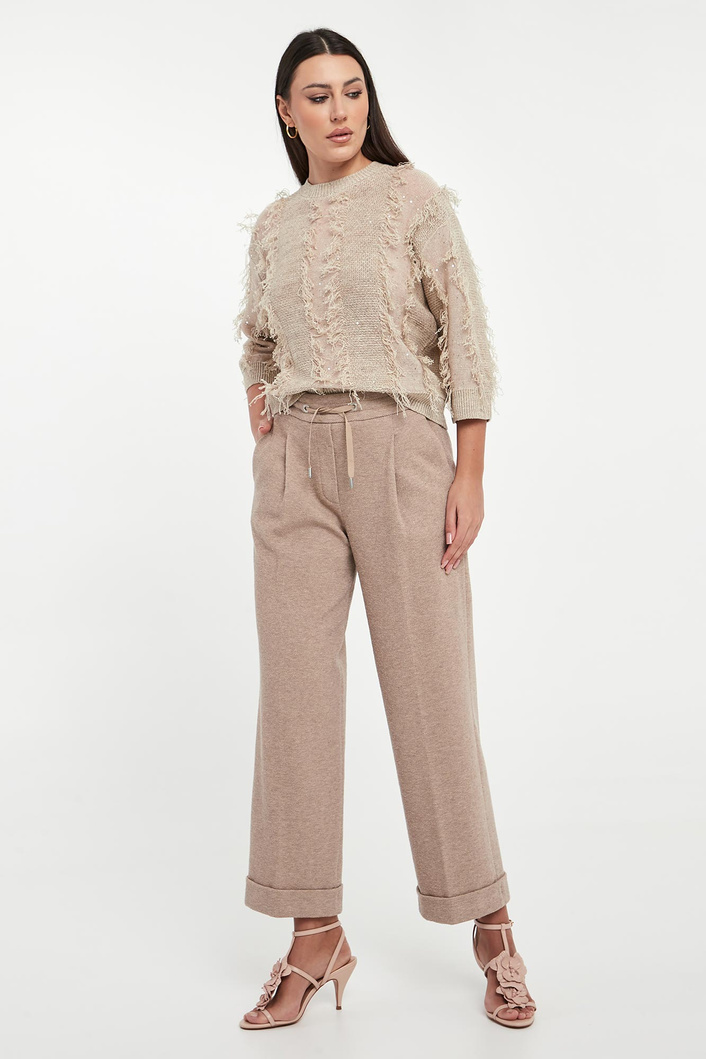 Sweter damski lniany PESERICO