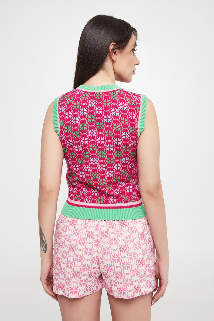 Top damski dzianinowy Evonimo PINKO