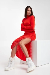 Sukienka kaszmirowa ERMANNO FIRENZE