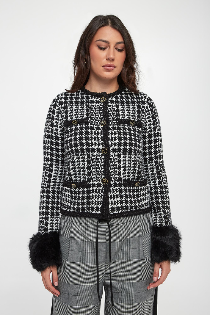 Żakiet tweedowy TWINSET