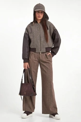 Spodnie damskie wełniane ARMANI EXCHANGE