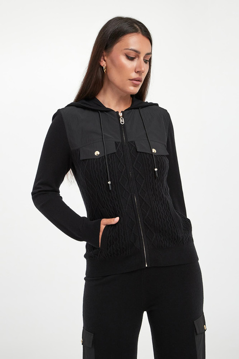 Sweter dmaski z kapturem LIU JO