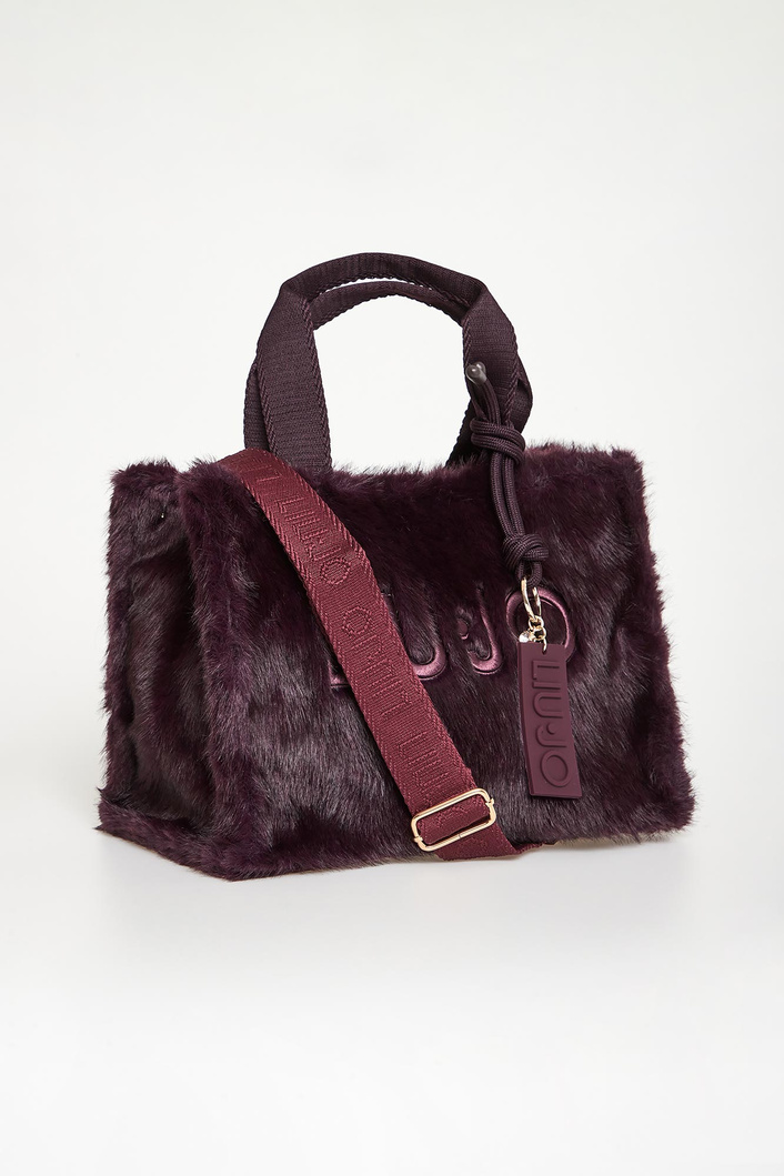 Torebka damska futrzany shopper LIU JO
