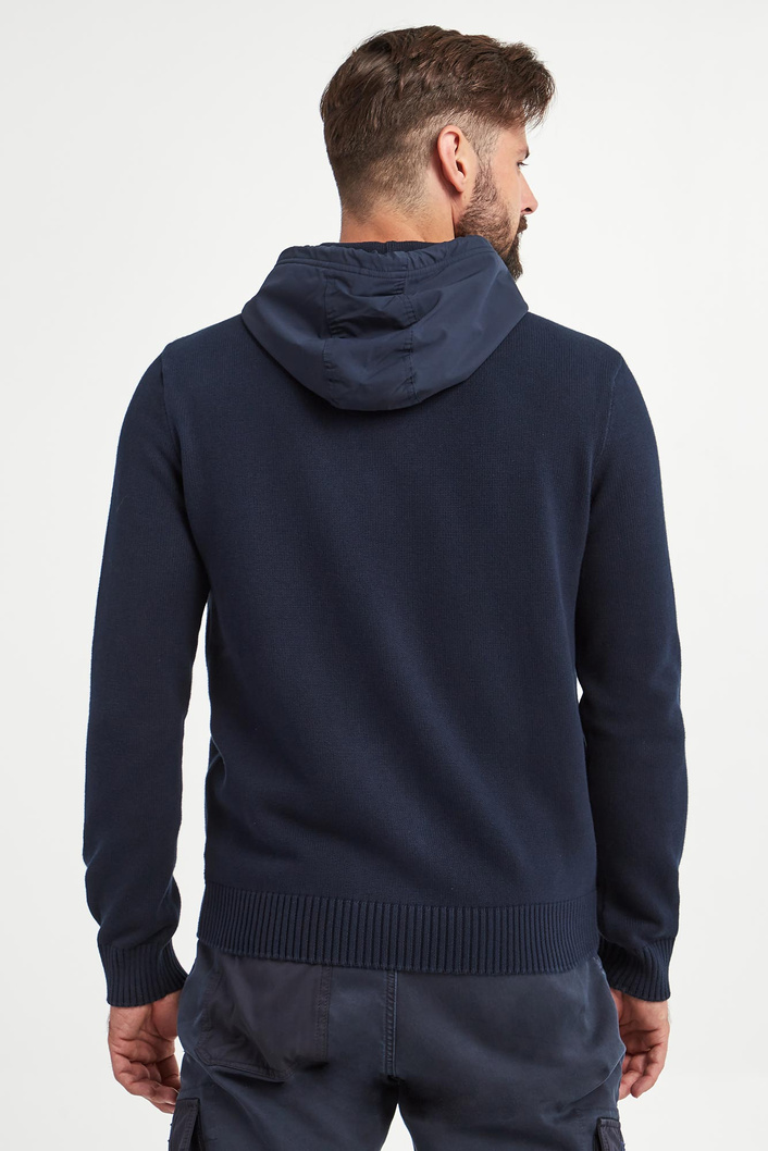 Sweter męski z kapturem AERONAUTICA MILITARE