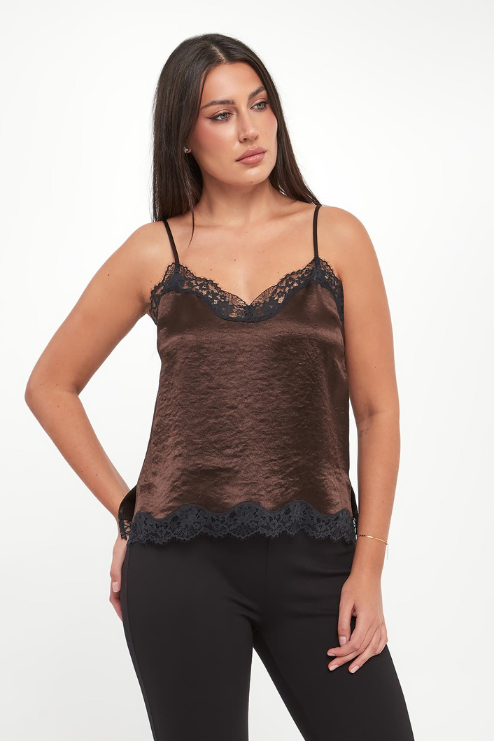 Top damski satynowy TWINSET