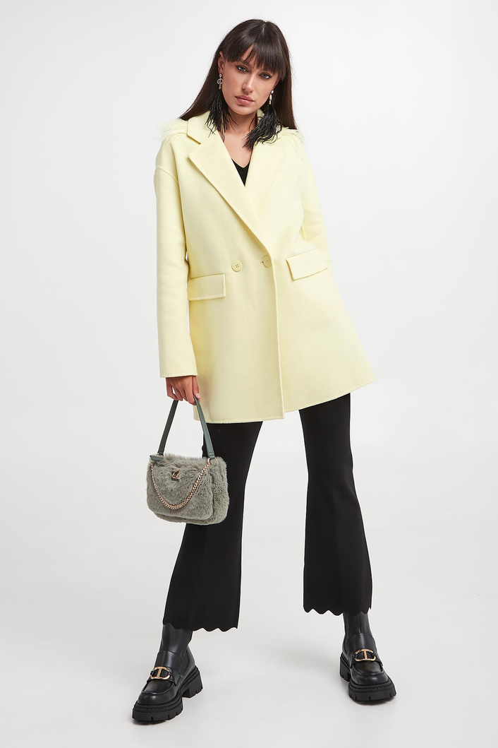 Płaszcz damski wełniany TWINSET