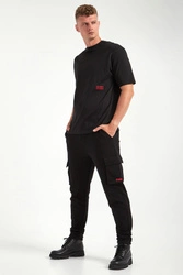 Spodnie dresowe męskie cargo KARL LAGERFELD