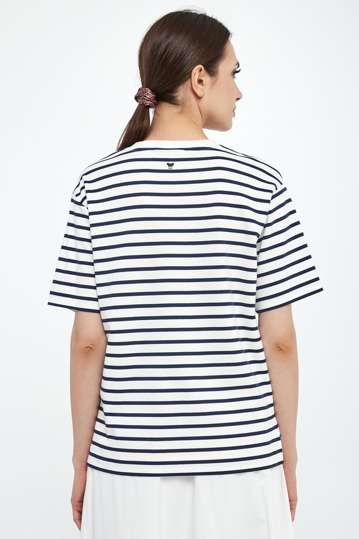 T-shirt damski w paski Multid WEEKEND MAX MARA