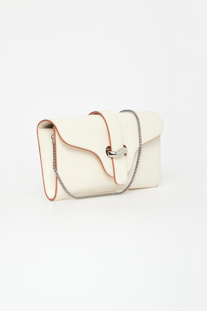 Torebka skórzana listonoszka EMPORIO ARMANI
