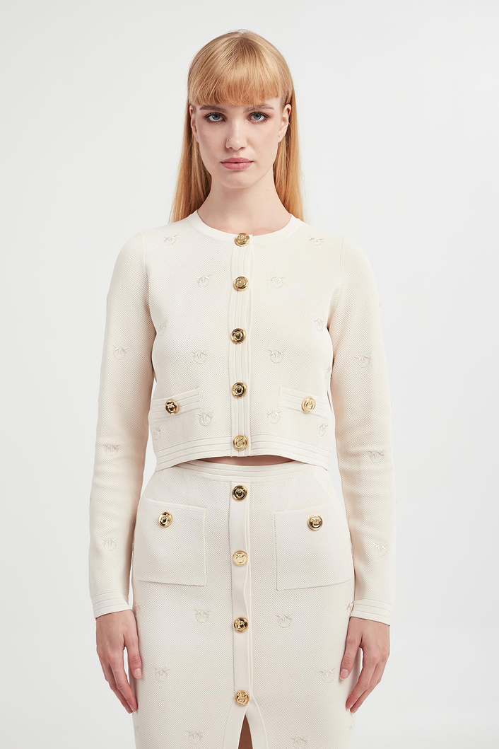 Żakiet żakardowy Orca PINKO