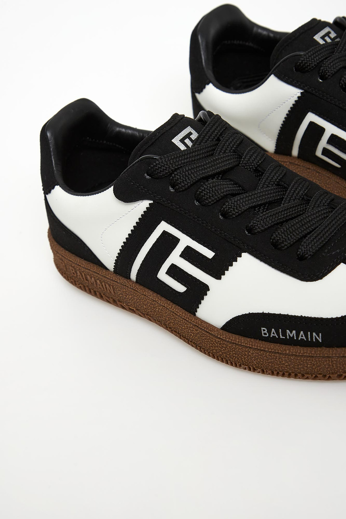 Sneakersy damskie skórzane BALMAIN