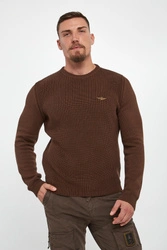 Sweter męski z logo AERONAUTICA MILITARE